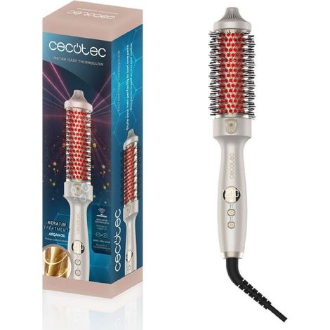 Brosse Lissante Cecotec avec Infrarouges et Technologie Ionique InstantCare ThermoGlow. 70W, 5 Réglages de Température