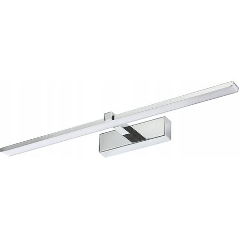 Aplique de baño LED 12W sobre el espejo, cromo, 60cm