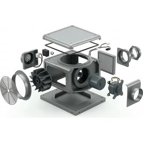 Halbaxial-Rohrventilator BL Turbo 315 T von Blauberg - 8019036