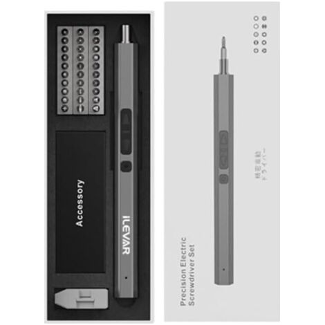 Electric Screwdriver Set Rechargeable Screwdriver with Adjustable Torque Settings Multifunctional Magnetic Tool for Repairing Watches, Keyboards, Laptops, and Cameras, Perfect for Home Use (1/5)