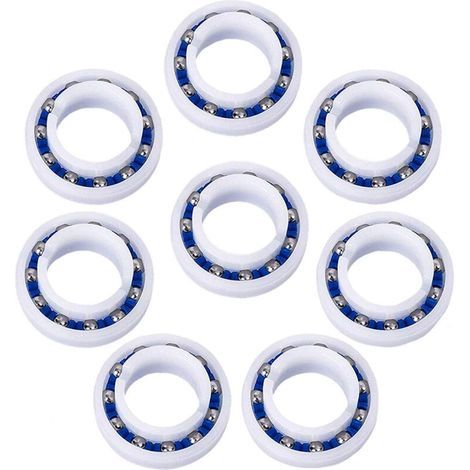 Pack of 8 C60 replacement wheels for Polaris 280/180 pool cleaner – Stainless steel bearings – Quick installation (1/4)