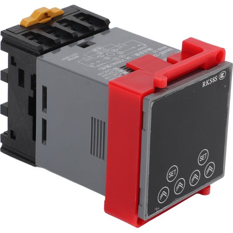 12V DC LCD-Digital-Zeitverzögerungsrelais mit Halterung, Digitalanzeige, hochohmiger Multifunktionstimer für Schaltschränke (1/5)