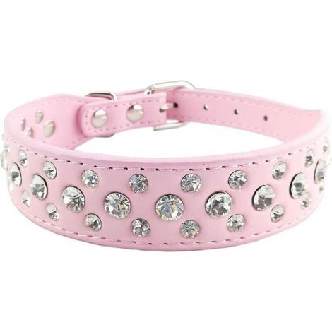 Glitzerndes Hundehalsband mit Strasssteinen für Mädchen (1/5)