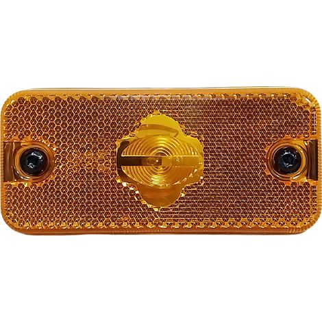 FANALE LATERALE SINISTRO-DESTRO ALOGENO 12/24V CON PORTALAMPADA SENZA LAMPADINA CONNETTORE RETTANGOLARE 2 PIN - IVECO - Stralis 2013 - 500308514 - 1303892 - 1329718 - 20734485 - 501023 (1/5)