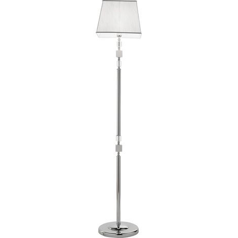 Lampe sur pied classique en verre et cristal pour salon Livia (1/2)