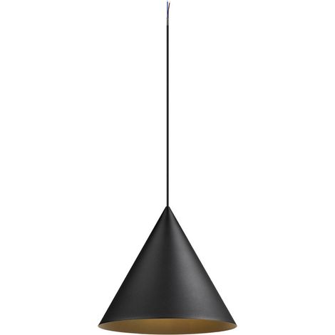 Suspension MAGICO 38 intérieur noir mat E27 10W max longueur câble 180cm - SLV - 1008503 (1/3)