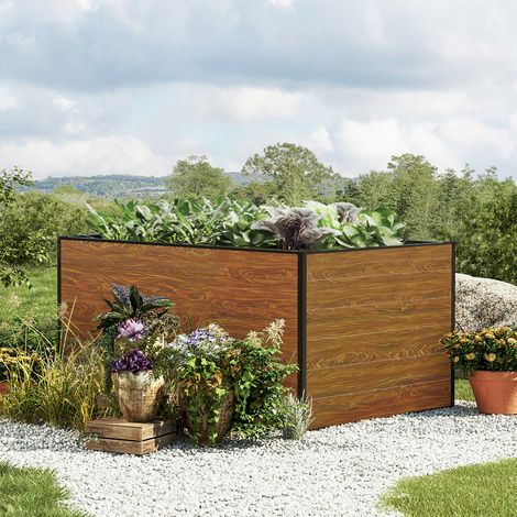 150 x 99 x 77 cm Hochbeet Christina, Holzoptik
