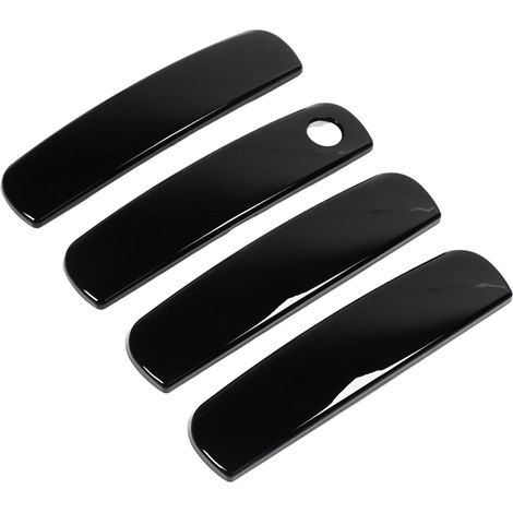 4 Zierleisten für Türgriffe in Hochglanzschwarz als Ersatz für Dodge Charger 2011-2020 (Set) (1/5)