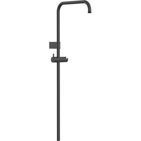 TRES 03463502NM OVER-WALL Barra de Ducha Adaptable a Grifo Termostático Mural con Conexión Compatible Color Negro Mate - ref: 03463502NM