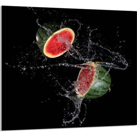 PANEL DE VIDRIO PARA COCINA 65x60 Sandía (1/5)