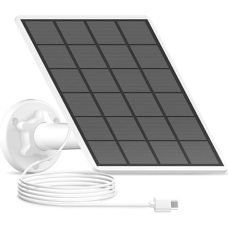 Panneau Solaire 3W Batterie pour caméras de Surveillance (1/5)