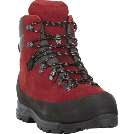 Haix – Bottes de sécurité anti-coupures mid GTX rouge 43 – Imperméables pour terrains faciles à moyens – Confort optimal en toute saison