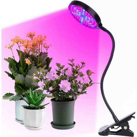 Lampe horticole LED 15 W à spectre complet pour la croissance des plantes d'intérieur, avec minuterie (1/5)