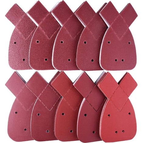 100 papiers abrasifs avec 2 embouts supplémentaires pour changer, assortir les clips (1/5)