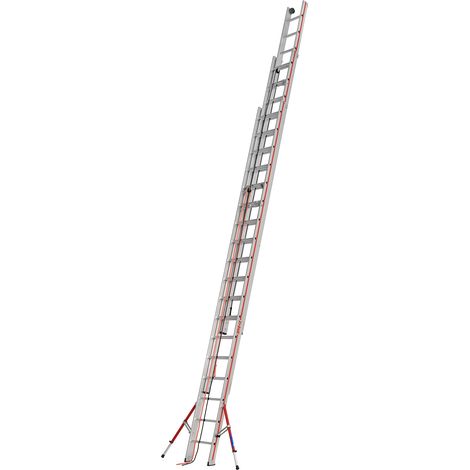 Hymer Seilzugleiter, dreiteilig, 3x18 Sprossen, Länge eingef. 5,30 m / ausgef. 12,30 m (1/5)
