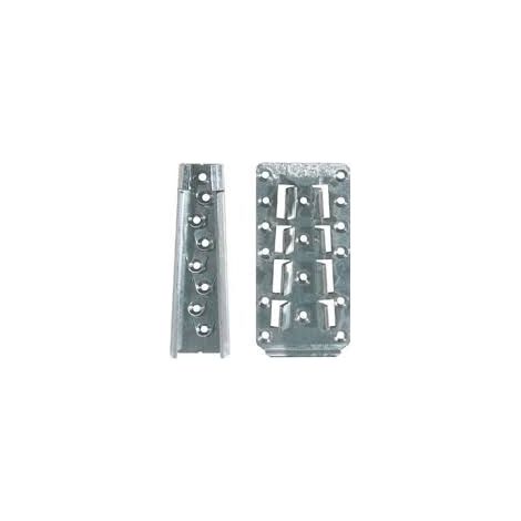 Ancoraggio invisibile per travi di tipo pesante 90x70x sp 3 mm