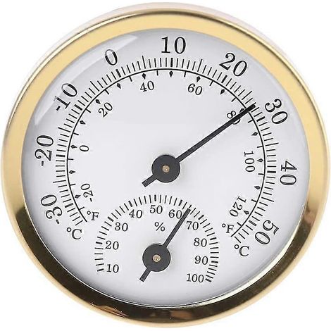 Thermomètre-hygromètre analogique d'intérieur, affichage de l'humidité et de la température, 58 mm, usage domestique (1/5)