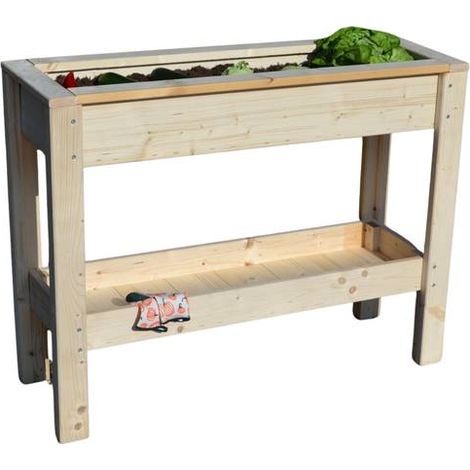 Hochbeet aus Tannenholz - 1040x350x800 AUTRES
