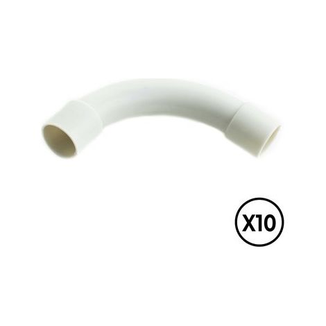 Manchon Pvc Coude 90° ø16mm Raccord Coudé 90° Pour Gaine électrique - Tupersa