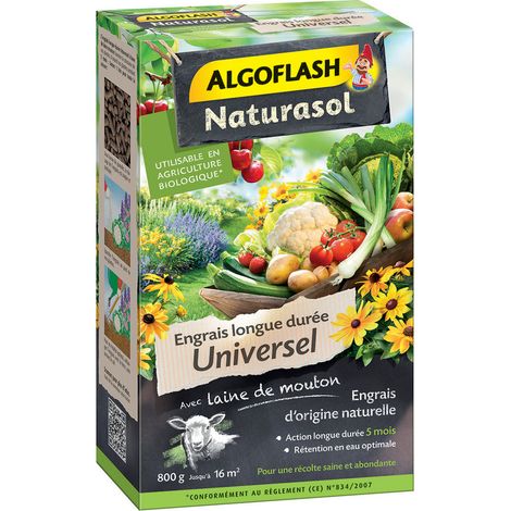 Concime Universale a Lunga Durata Naturasol 800g - Algoflash