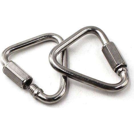 Delta Quick Link Mousqueton triangulaire en acier inoxydable 304 (1/2)