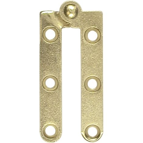 HERRAJES ALK bisagra mueble doble brazo 5286 latonado , 0UNIDADES