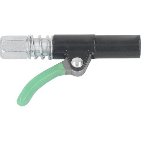 Embouts de pistolet à graisse à poignée unique, étanches, à verrouillage automatique et à dégagement rapide, pour la maintenance et la construction. (1/5)