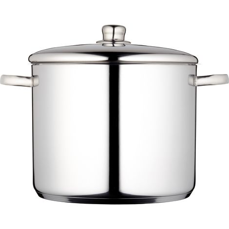 Kitchen Craft MCSTPOT28 - Cacerola de acero inoxidable, 28cm, 14 L