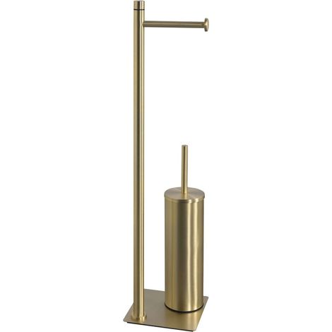 Sapho Gedy Trilly - Portarrollos de papel higiénico y escobilla de WC, oro TR3288 (1/5)