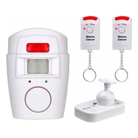 alarme de porte télécommandée, alarme de fenêtre d'alarme de piscine, sirène infrarouge 105dB pour la sécurité à la maison (1/5)