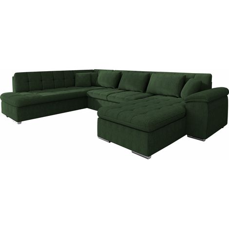 Sofá rinconero Comfivo Gemma, Poso 14, Función de descanso, Almacenaje, 348x205x76cm, 0