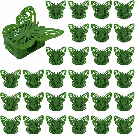 50 Pièces Mur de Fixation pour Plantes Grimpantes, Clips d'escalade pour Mur de Plantes à Feuilles Autocollantes Invisibles (1/5)