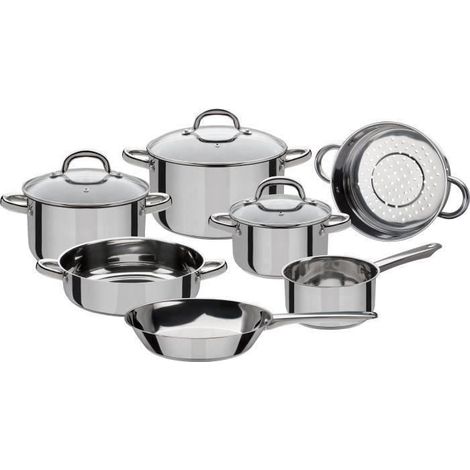 Batterie de casseroles en acier inoxydable Montréal - 10 pieces (1/5)