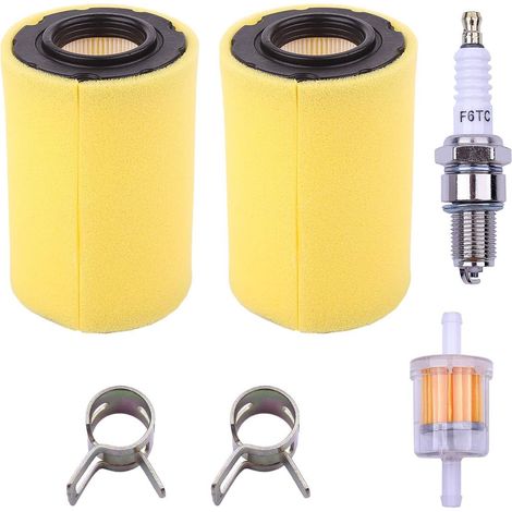 Filtre à air Adefol 796031 pour B & S 594201 591334 Pièces de moteur avec clips de conduite de carburant et bougie d'allumage (1/5)