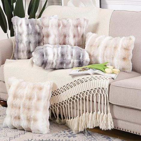 Nouvelle housse de coussin décorative marron crème, style rétro français, aspect haut de gamme, convient aux coussins de canapé, dossiers et coussins de lit du salon, 4545CM (garniture de coussin non
