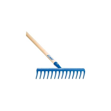 RASTRELLO DENTI CURVI CON MANICO  14 denti    AGEF