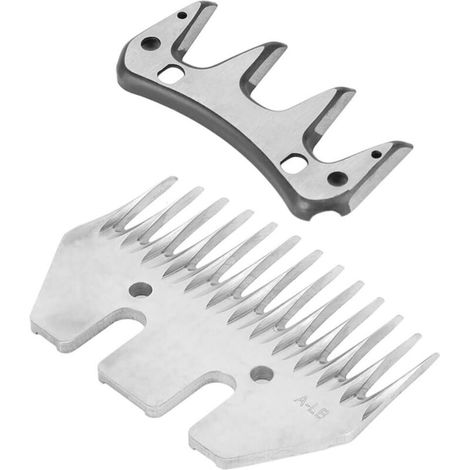 Lame per tosatrice per pecore, lame di ricambio per tosatrici per lana di capra, lame professionali in acciaio inossidabile per la tosatura di capre, pecore e bovini (lama dritta a 13 denti)