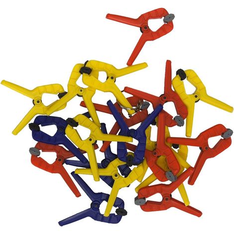 Connex COXT864425, Set di morsetti a molla 25 mm, 20 pz. (1/5)