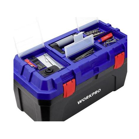 Workpro WP283003 cassetta degli attrezzi blu 572x300x295 mm