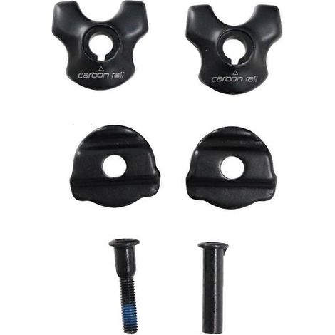 Collier de serrage pour tige de selle de vélo, compatible avec adaptateur pour rails de selle en fibre de carbone, 7 x 9 mm, collier ovale/rond pour tubes de tige de selle de vélo, accessoire de cycli (1/5)