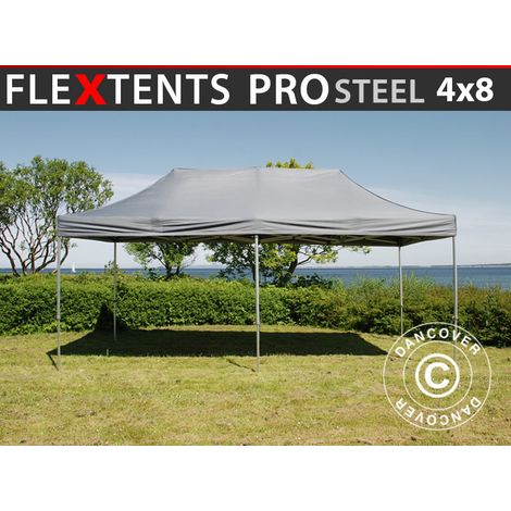 Pop up gazebo FleXtents Pop up canopy Folding tent PRO Steel 4x8 (1/5)