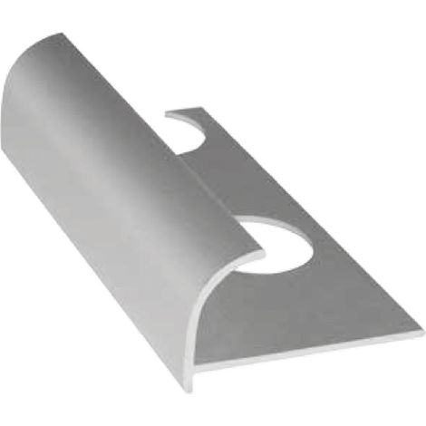 PROFILO JOLLY PER PIASTRELLE BORDI ARROTONDATI mm 8 cm 250 lucido