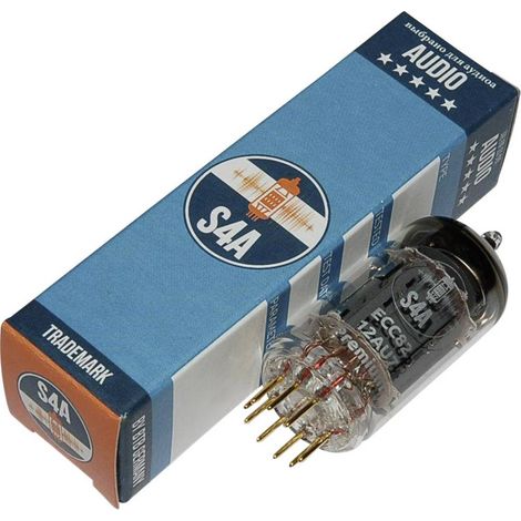 BTB Vertrieb ECC82 S4A Premium Valvola termoionica Selezionato per Audio & Studio Triodo doppio Numero Poli (num): 9 At