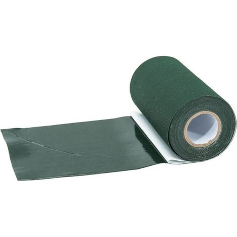 Ruban de gazon artificiel - Idéal pour la décoration de jardin, les décorations murales et l'aménagement paysager - 15 cm x 15 m, vert (1/5)