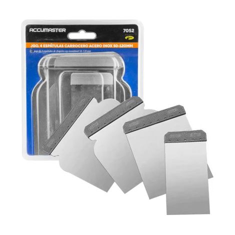 Lot de 4 spatules de carrosserie en acier inoxydable 50-120 mm (1/5)