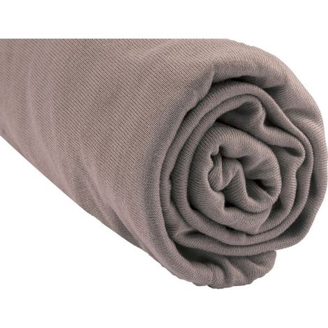 Drap housse Bambou - 90x140 cm - Taupe (1/4)