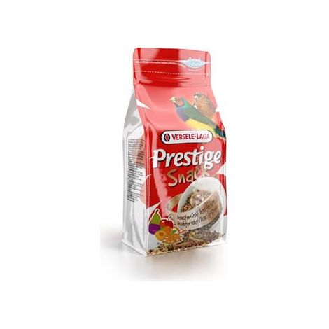 Versele Laga Prestige Snack Finches 125g - una delizia con frutta e insetti per uccelli tropicali