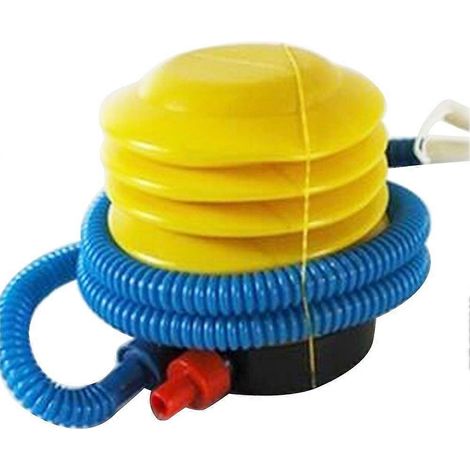 Pompe à air en plastique actionnée au pied, compatible avec les jouets gonflables, ballons, balles, matelas, etc. (1/5)
