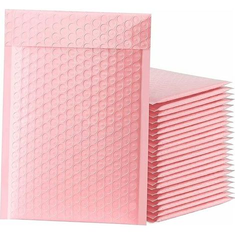Bubble Mailers Enveloppes A5 18x23cm 25pcs Enveloppes à Bulles Enveloppe Expedition Imperméable (1/5)