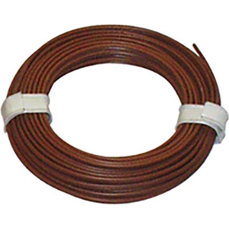 econ connect ZKL014BR5 Fil de câblage 2 x 0.14 mm² marron 5 m